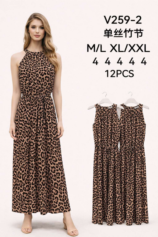 Sukienki damskie Roz M-2XL, Mix Kolor .Paczka 12 szt